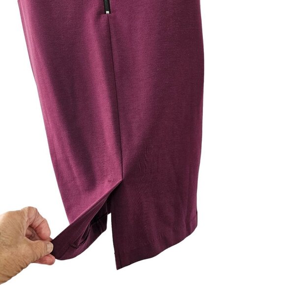 Narciso Rodriguez Shift Dress Color Block Knit Cap Sleeve Hand Pockets Womens S - Picture 8 of 11